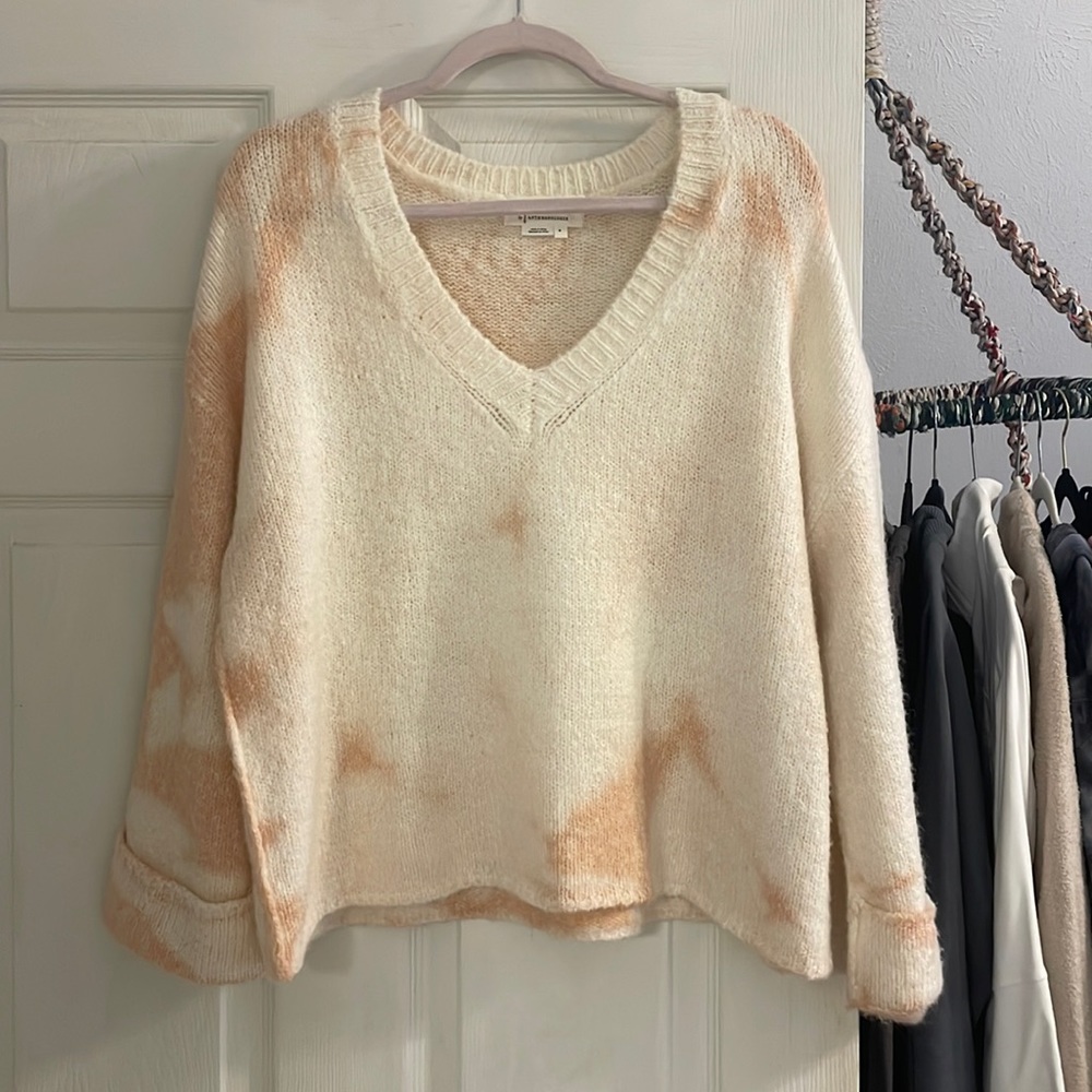 Womens Anthropologie tie dye sweater size small
